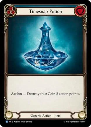Timesnap Potion — Armory Deck: Gravy Bones Flesh and Blood card by Daniel Jiménez