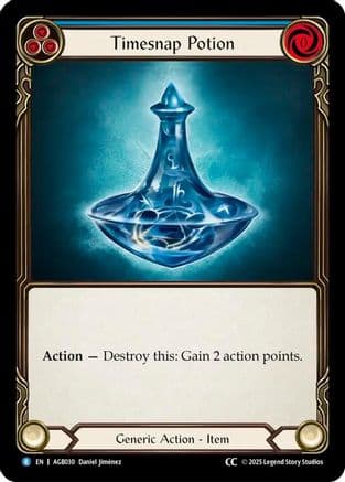 Timesnap Potion (CC Tag) — Armory Deck: Gravy Bones Flesh and Blood card by Daniel Jiménez