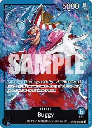 Buggy (OP09-042) — One Piece Card Game card