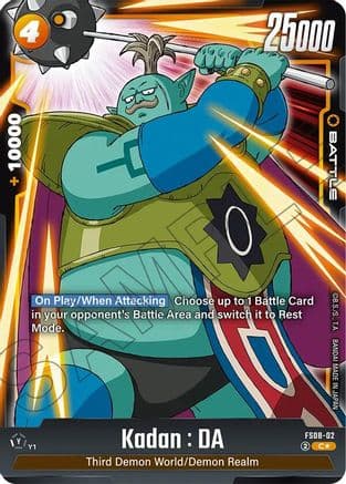 Kadan : DA (Bonus Pack Alternate Art) — Starter Deck 8: Vegeta (Mini) Super Saiyan 3