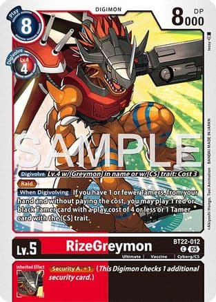 RizeGreymon — Cyber Eden