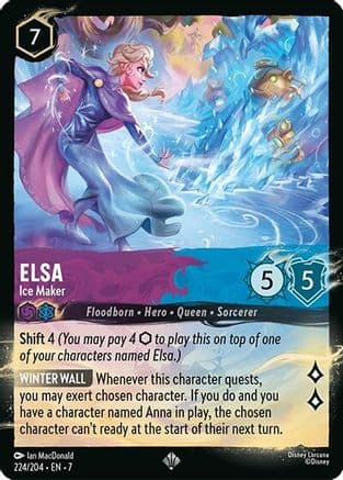 Elsa - Ice Maker (224/204) — Illumineer's Quest: Palace Heist