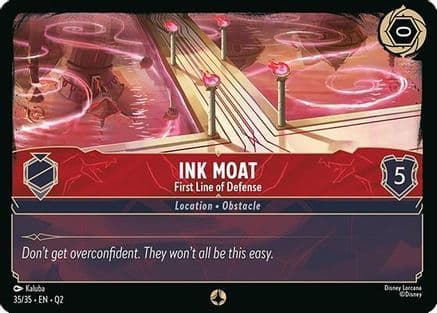 Ink Moat - First Line of Defense — Illumineer's Quest: Palace Heist