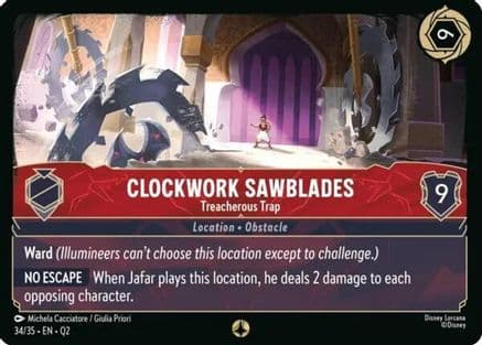 Clockwork Sawblades - Treacherous Trap — Illumineer's Quest: Palace Heist