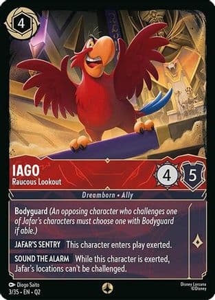 Iago - Raucous Lookout — Illumineer's Quest: Palace Heist