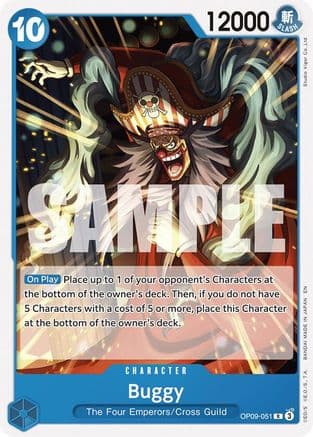 Buggy (Reprint) — Starter Deck 25: BLUE Buggy One Piece Card Game card by Studio Vigor