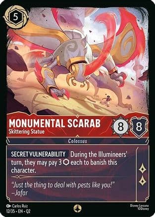 Monumental Scarab - Skittering Statue — Illumineer's Quest: Palace Heist