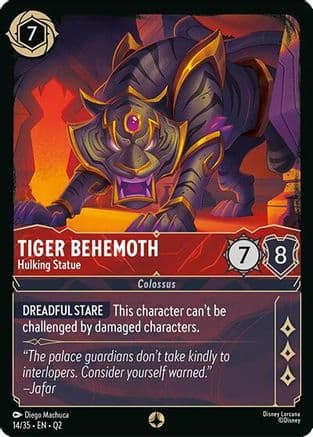 Tiger Behemoth - Hulking Statue — Illumineer's Quest: Palace Heist