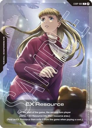 EX Resource (EXRP-001) (Mobile Suit Gundam Wing) — Promotional EX Resource Tokens