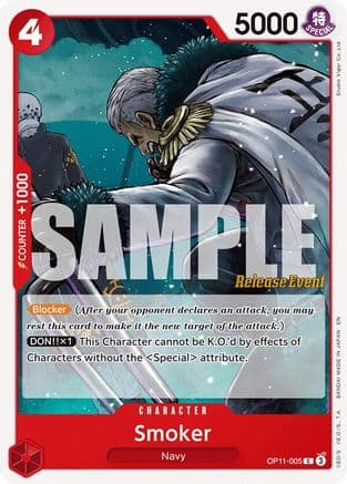 Smoker — A Fist of Divine Speed Release Event Cards