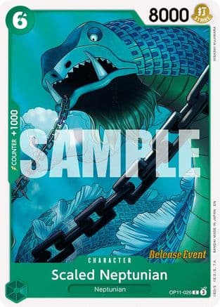 Scaled Neptunian — A Fist of Divine Speed Release Event Cards