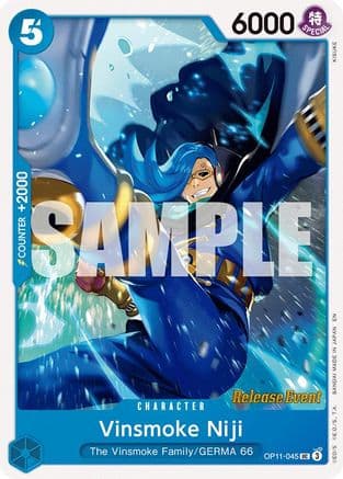 Vinsmoke Niji — A Fist of Divine Speed Release Event Cards