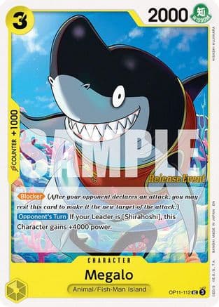 Megalo — A Fist of Divine Speed Release Event Cards