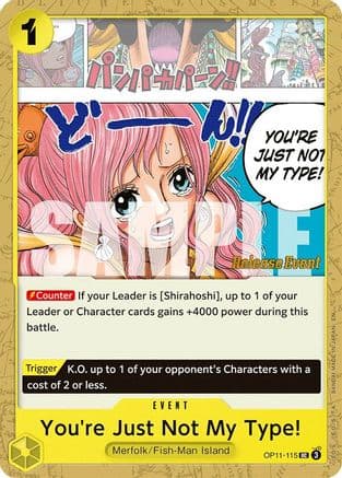 You're Just Not My Type! — A Fist of Divine Speed Release Event Cards