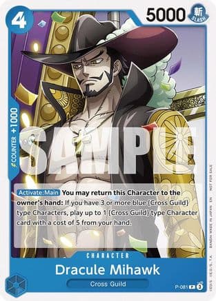 Dracule Mihawk (OP11 Release Event) — One Piece Promotion Cards