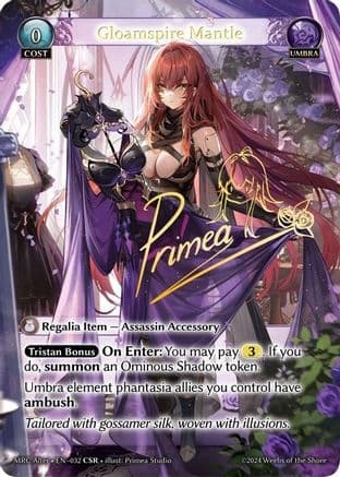 Gloamspire Mantle — Grand Archive TCG card