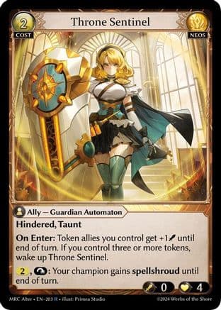Throne Sentinel — Mercurial Heart Alter Edition