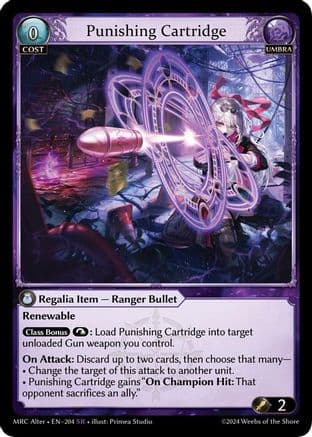 Punishing Cartridge — Mercurial Heart Alter Edition