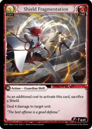 Shield Fragmentation — Mercurial Heart Alter Edition