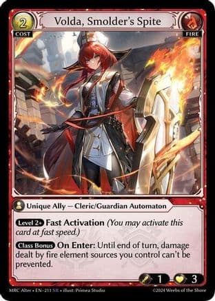 Volda, Smolder's Spite — Mercurial Heart Alter Edition