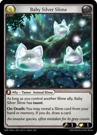Baby Silver Slime — Mercurial Heart Alter Edition