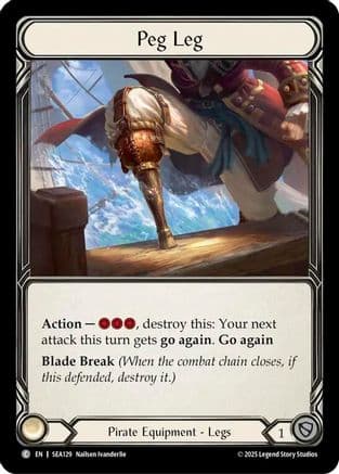 Peg Leg — High Seas Flesh and Blood card by Nailsen Ivanderlie