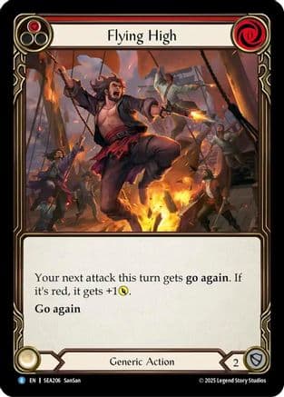 Flying High (Red) — High Seas Flesh and Blood card by SanSan