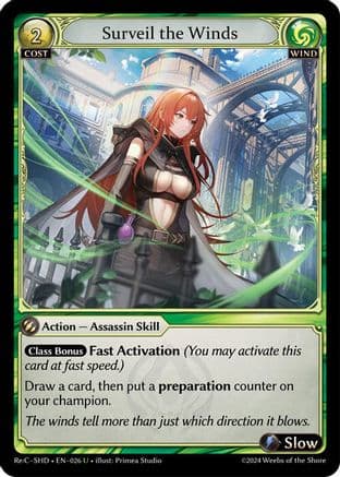 Surveil the Winds — Grand Archive TCG card