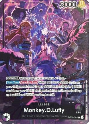 Monkey.D.Luffy (English Version 2nd Anniversary Set) — One Piece Promotion Cards
