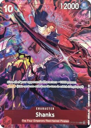 Shanks (004) (English Version 2nd Anniversary Set) — One Piece Promotion Cards