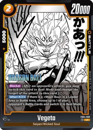 Vegeta - FB04-088 — Manga Booster 01