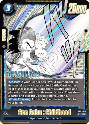 Son Goku : Childhood - SB01-018 — Manga Booster 01