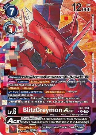 BlitzGreymon ACE (Alternate Art) — Versus Monsters