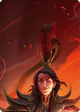 Kano, Draci of Aether // Taipanis Draca of Judement Double Sided Art Card (Top Center) — GEM Pack 1
