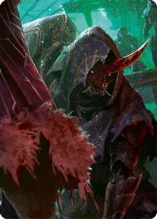 Uzuri, Switch Blade // Emperor, Dracai of Aesir Double Sided Art Card (Middle Left) — GEM Pack 1
