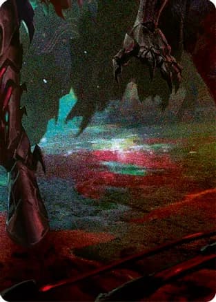 Uzuri, Switch Blade // Emperor, Dracai of Aesir Double Sided Art Card (Bottom Left) — GEM Pack 1
