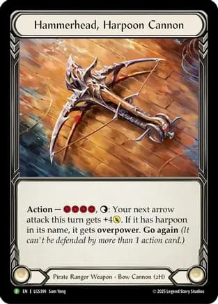 Hammerhead, Harpoon Cannon (LGS399) — Flesh and Blood: Promo Cards