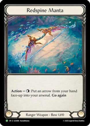 Redspine Manta (LGS400) — Flesh and Blood: Promo Cards