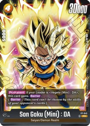 Son Goku (Mini) : DA - FP-043 — Fusion World Promotion Cards and Packs