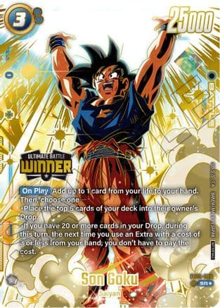 Son Goku (Ultimate Battle 2025 Vol.2 Winner) — Tournament and Championship Promos