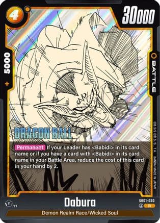 Dabura — Manga Booster 01