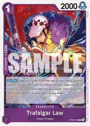 Trafalgar Law (Beginners Deck Party [ST-23] - [ST-28] Participation Pack) — One Piece Promotion Cards