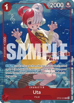 Uta (Beginners Deck Party [ST-23] - [ST-28] Winner Pack) — One Piece Promotion Cards