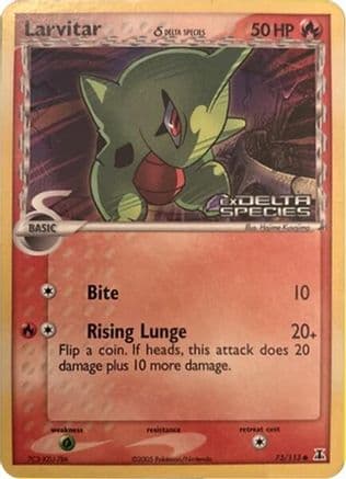Larvitar (Delta Species Stamp) — Miscellaneous Cards & Products