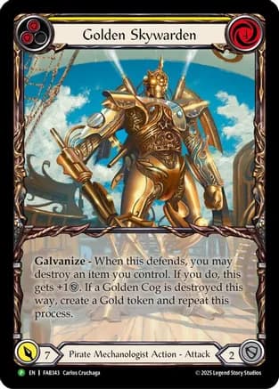 Golden Skywarden - FAB343 — Flesh and Blood: Promo Cards