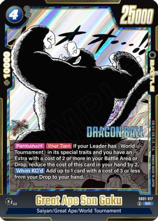 Great Ape Son Goku — Manga Booster 01