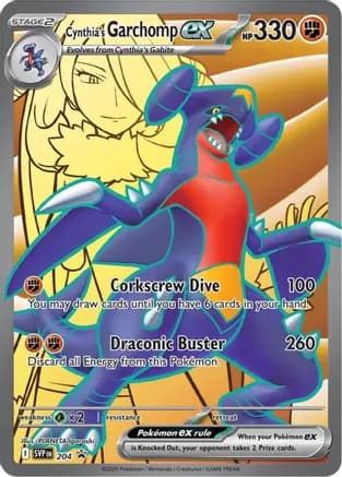 Cynthia's Garchomp ex — SV: Scarlet & Violet Promo Cards