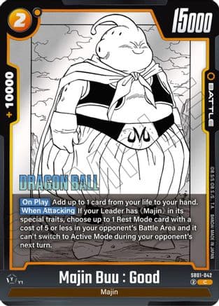 Majin Buu : Good - SB01-042 — Manga Booster 01