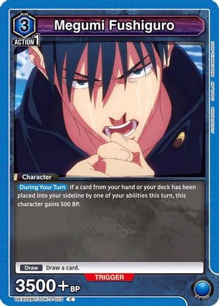 Megumi Fushiguro (023) — UEX02BT: Jujutsu Kaisen Vol.2