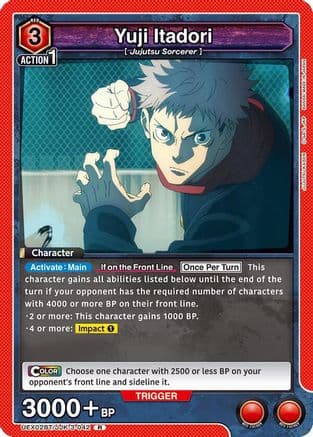 Yuji Itadori (042) — UEX02BT: Jujutsu Kaisen Vol.2